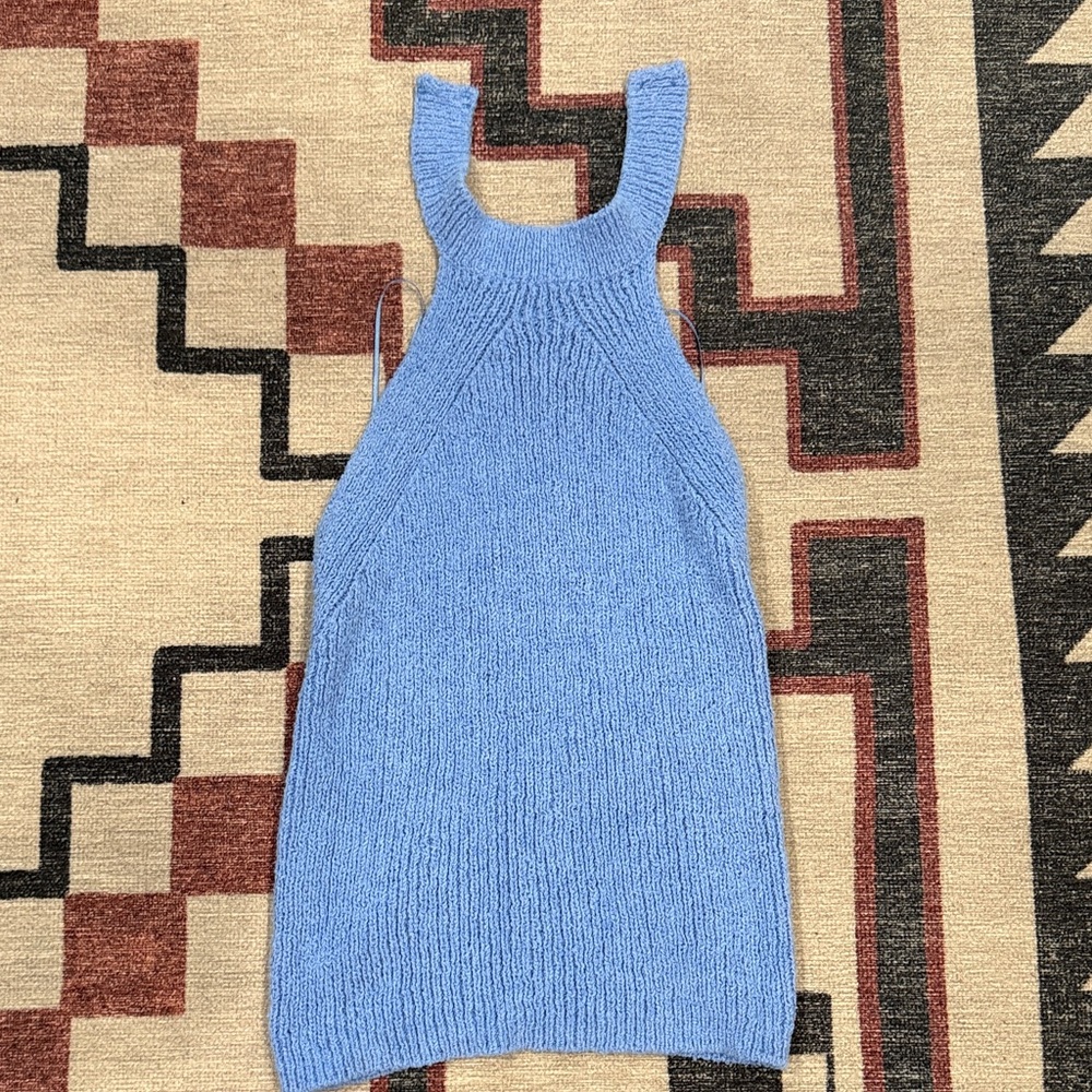 Zara halter knit top with low back, size small NWOT